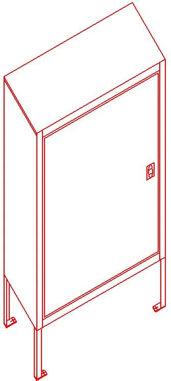 100mm Dual Booster or Dual Hydrant Cabinet