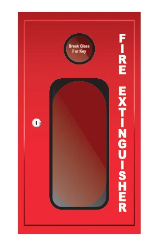 Extinguisher Cabinet — Steel