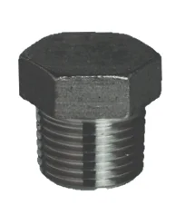 Black Steel Hex Head Plugs